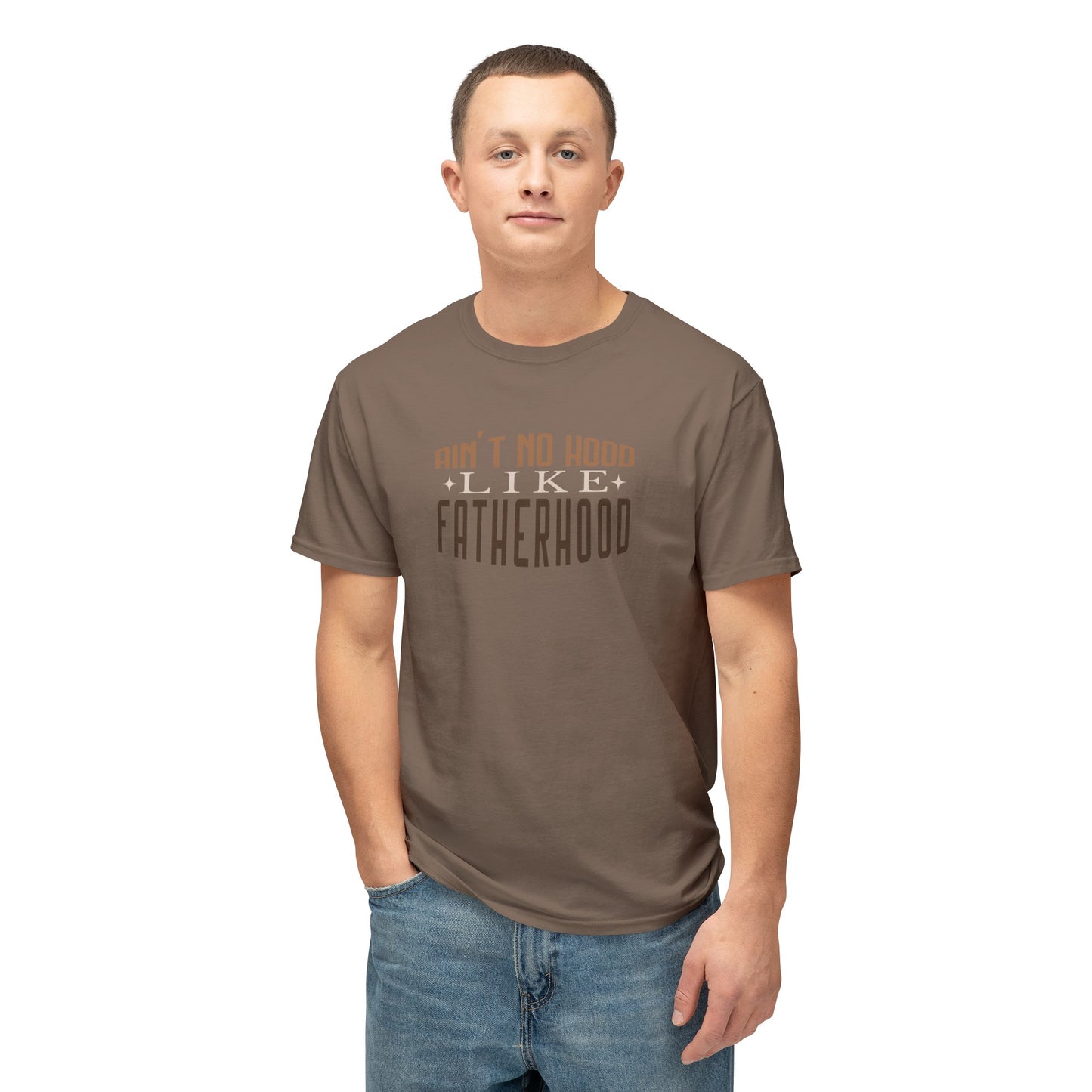 Ain't no hood like fatherhood Unisex HD Cotton™ T-shirt