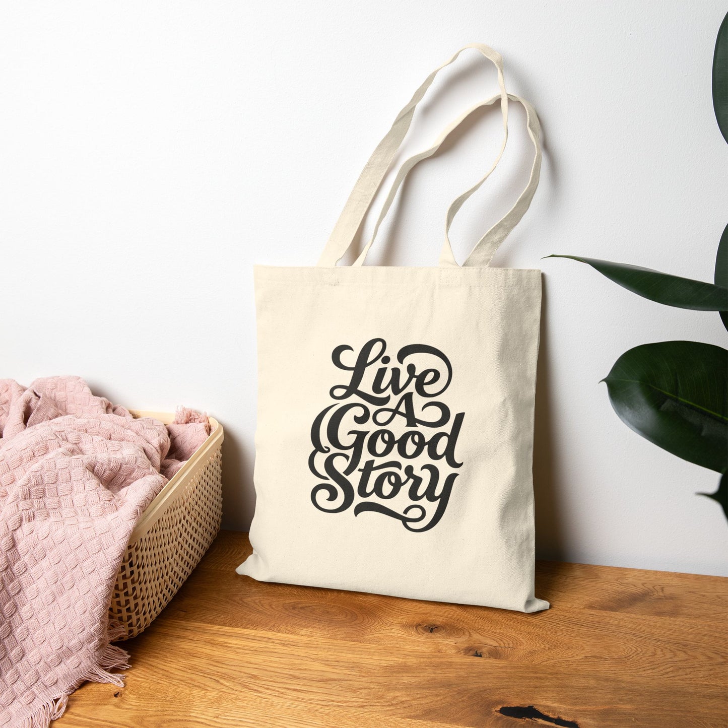 Live a Good Story: Be-YOU-tiful Two-Sided Inspirational Tote