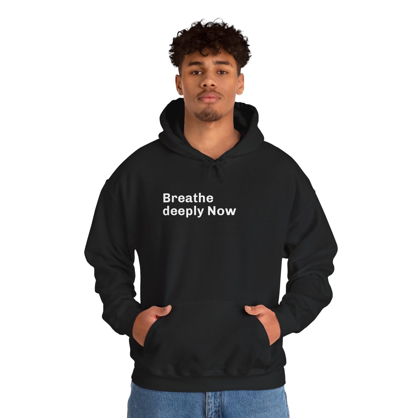 Breathe Deeply Now Unisex Mindfulness Hoodie