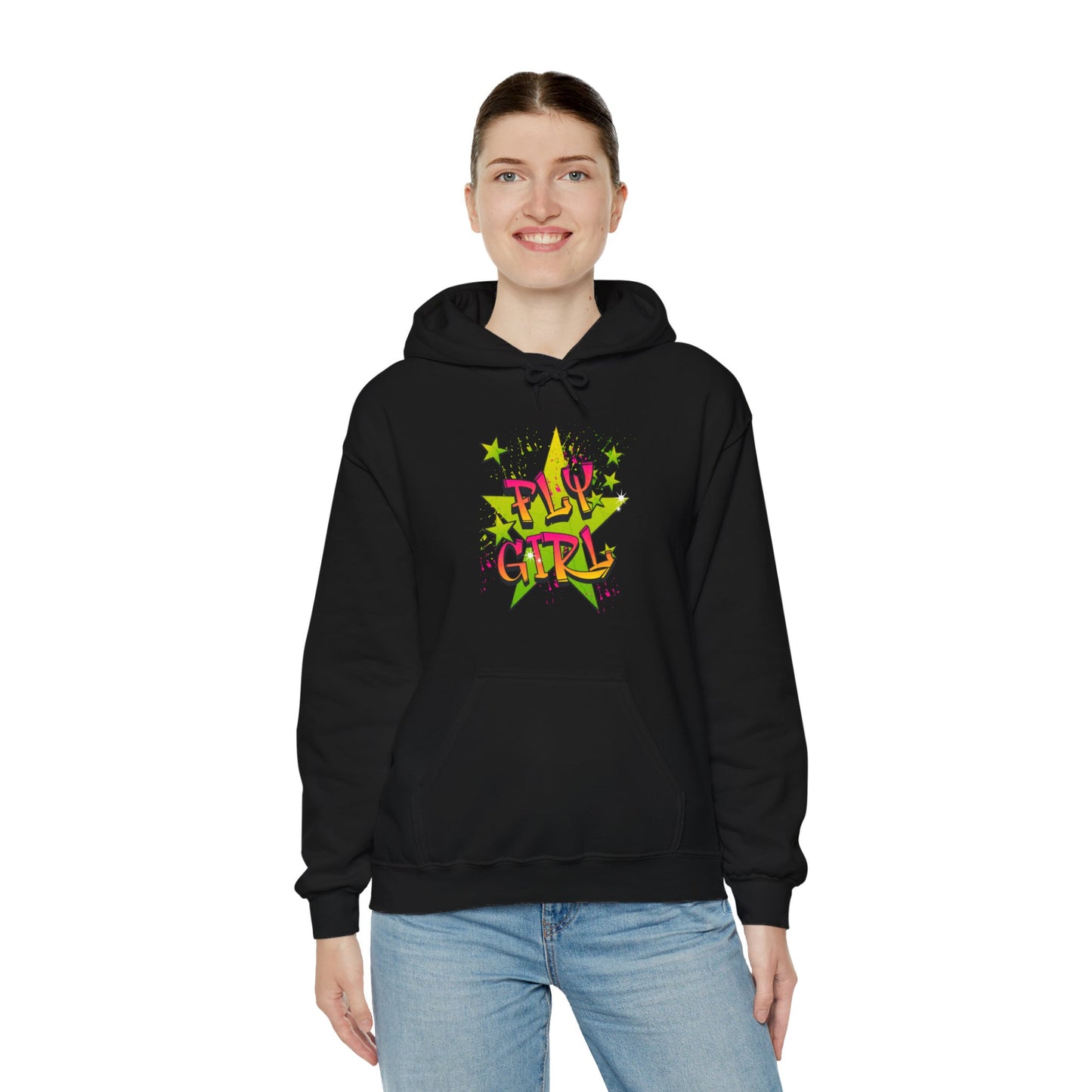 Fly Girl Unisex Heavy Blend™ Hooded Sweatshirt