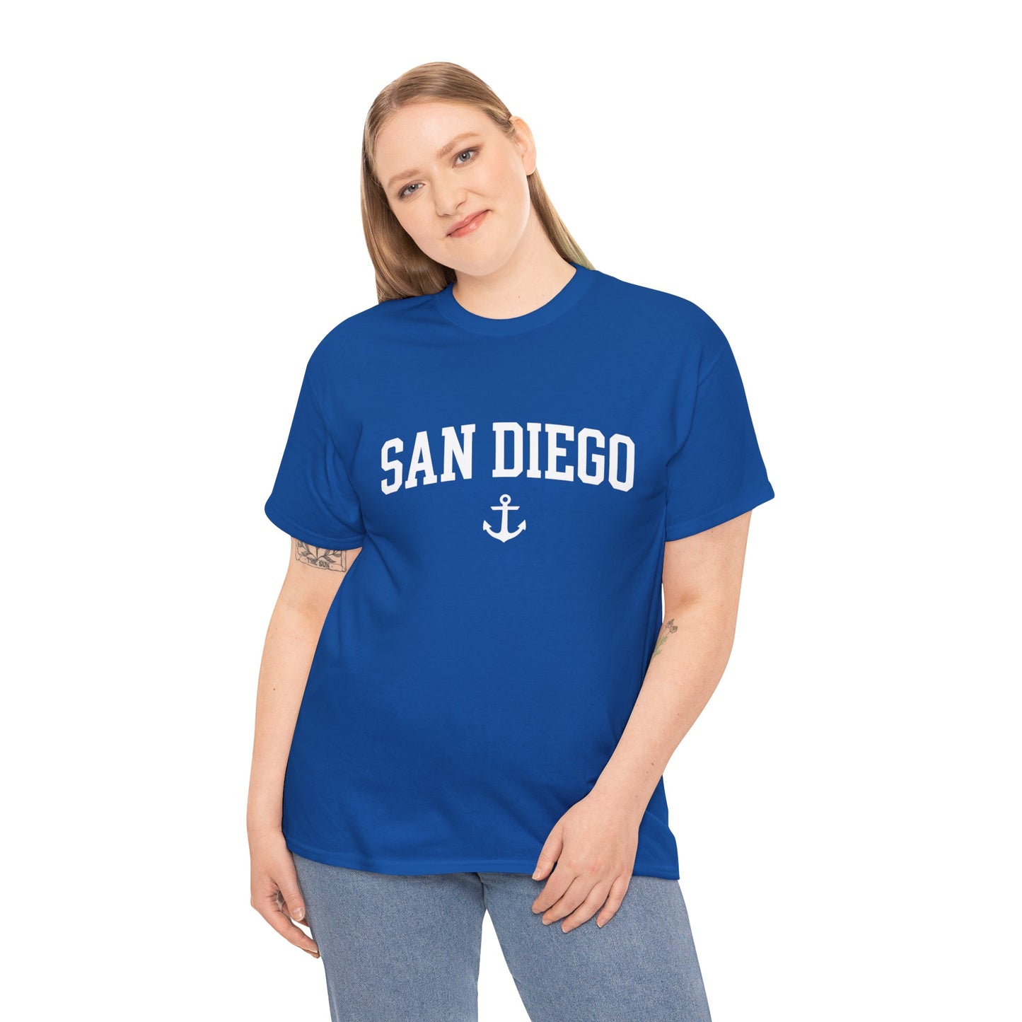 Maritime Heritage: San Diego Anchor Premium Boxy Tee