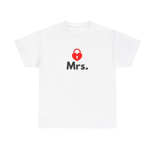 Mrs Lock Unisex Heavy Cotton Tee