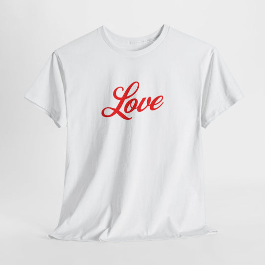 Minimal Love Graphic Tee — Simple Heart Design for Everyday Wear