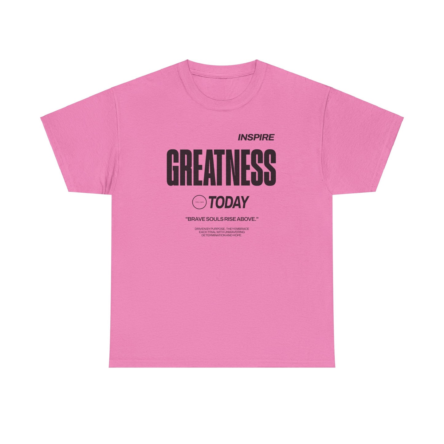 Inspire Greatness lighter color shirts Unisex Heavy Cotton Tee