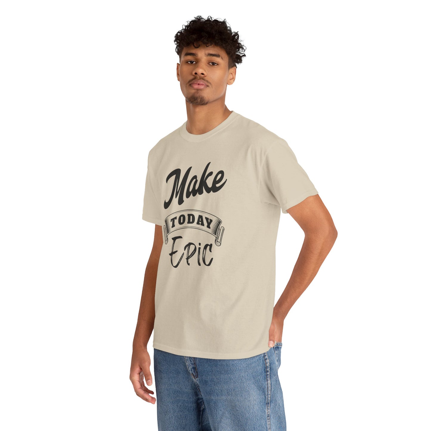 Make Today Epic Motivational Tee: Premium Graphic Shirt