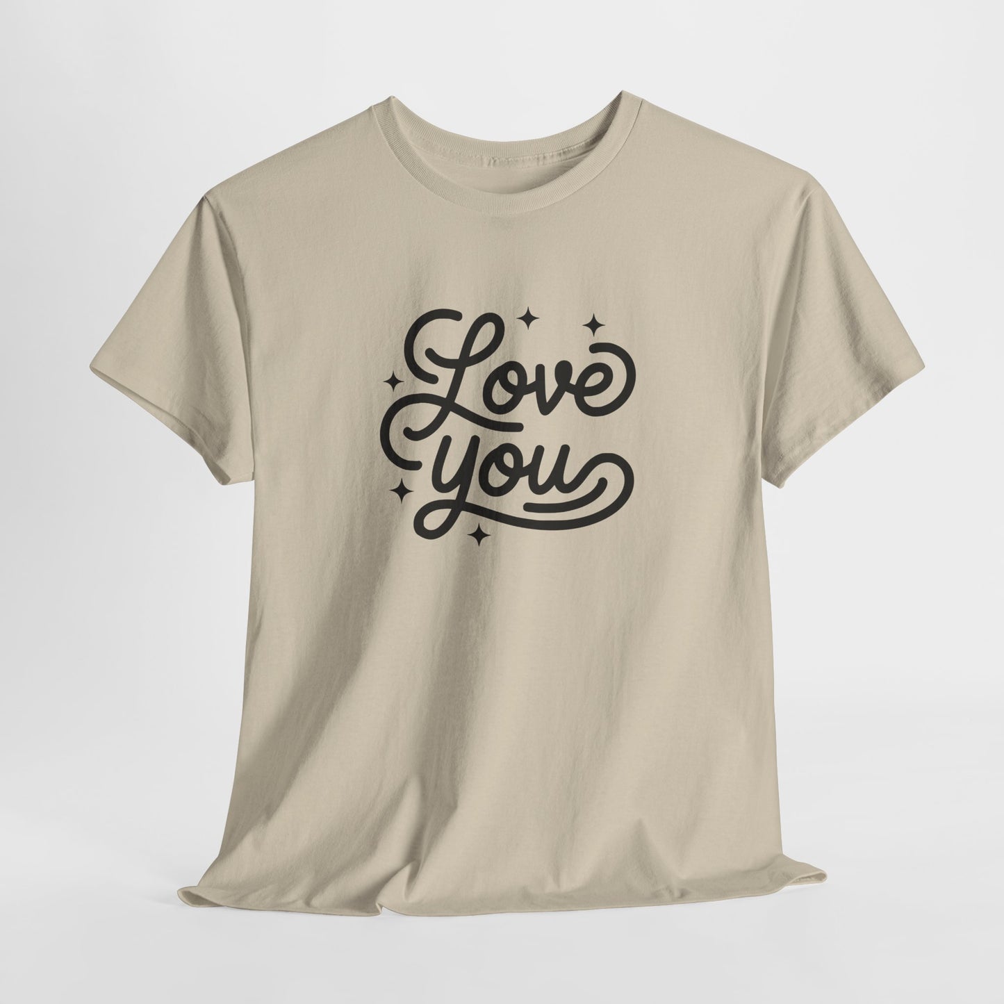 Love You Tee – Bold, Soft, Everyday Romance
