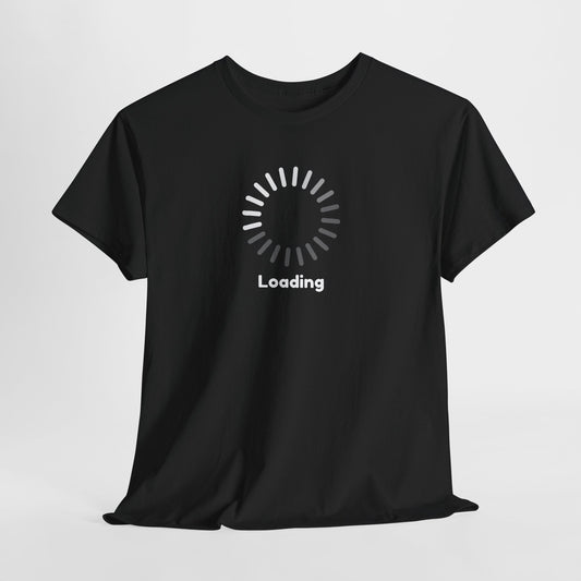 Minimalist Loading Icon Tech Humor Graphic Tee