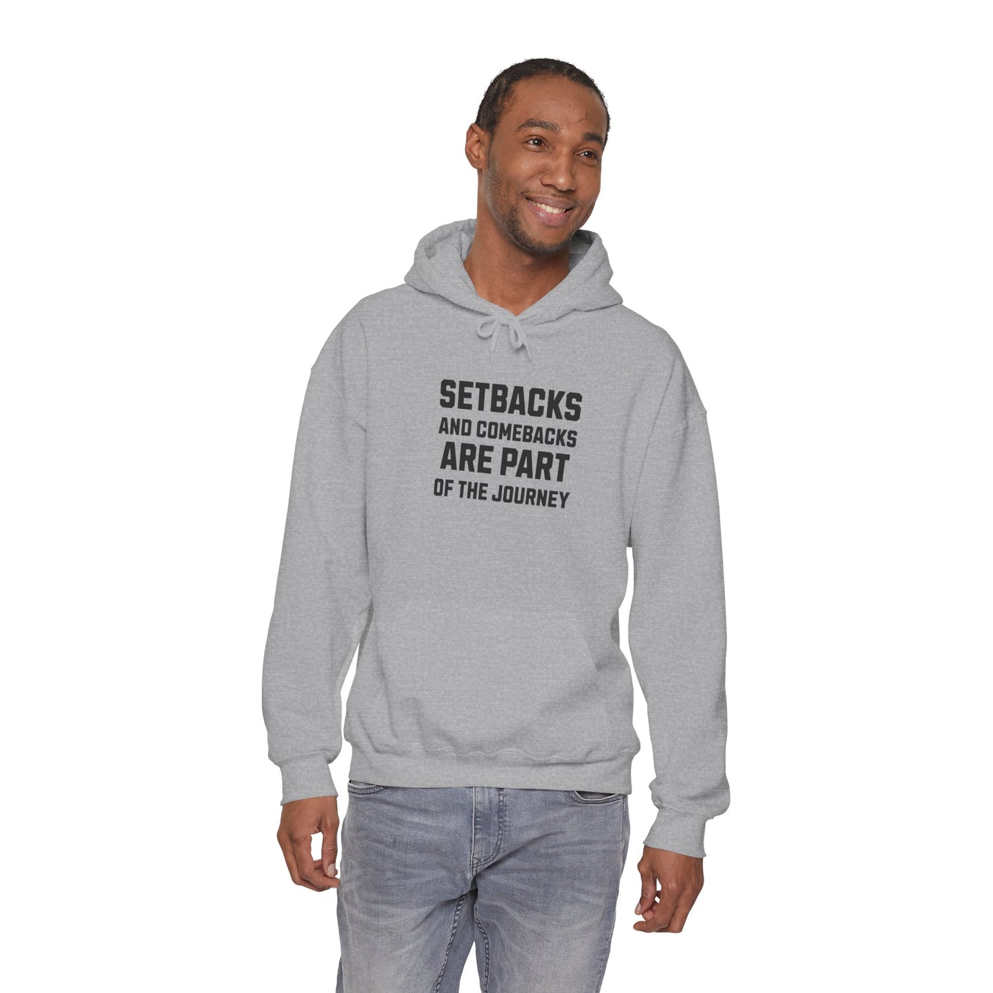 Never Give Up Motivational Hoodie