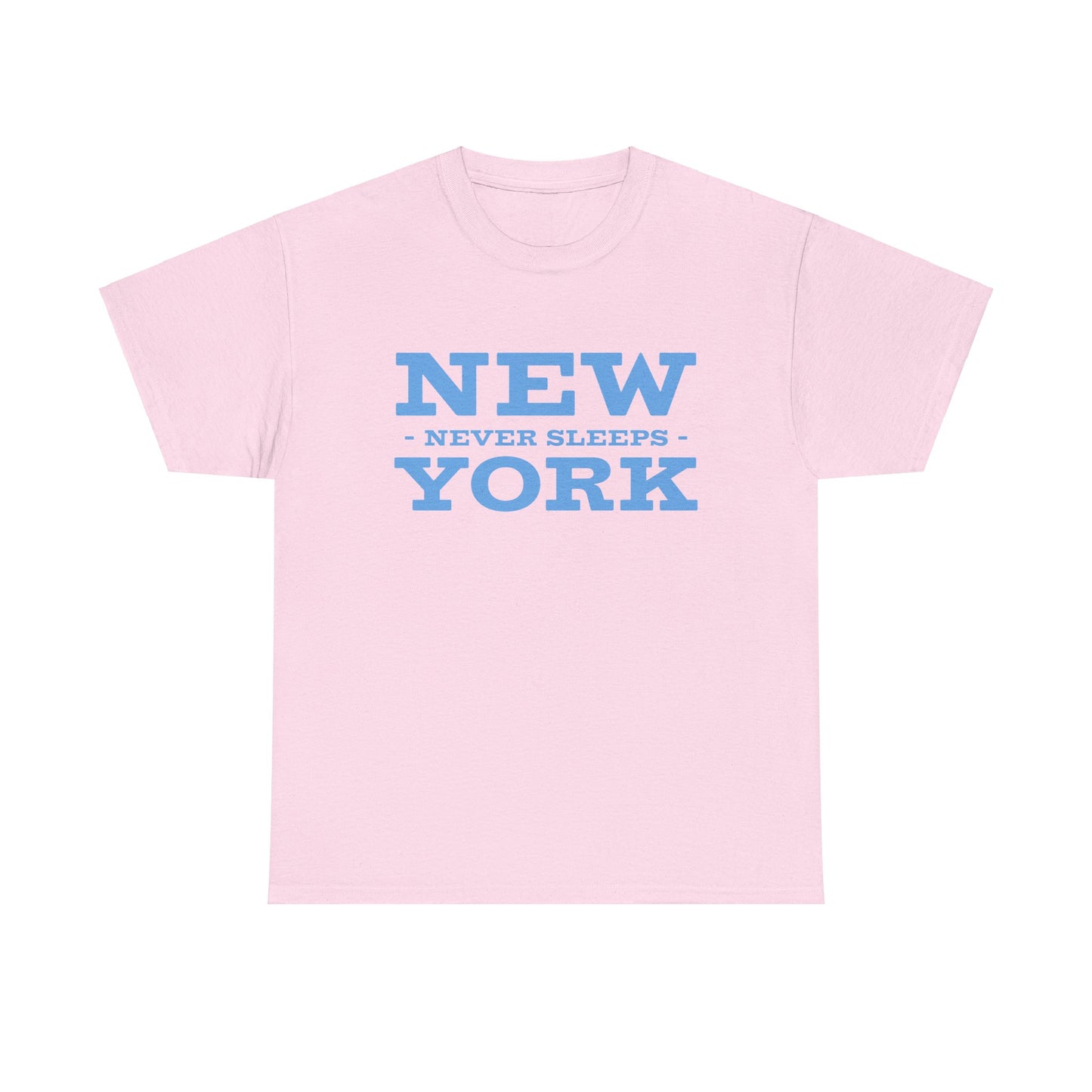 New York Never Sleeps T-Shirt - Unisex Heavy Cotton Tee