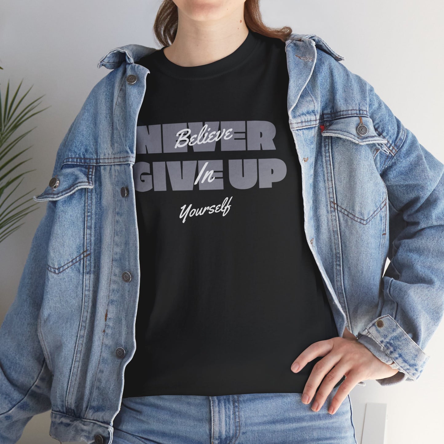 Believe in yourself Unisex Heavy Cotton Tee