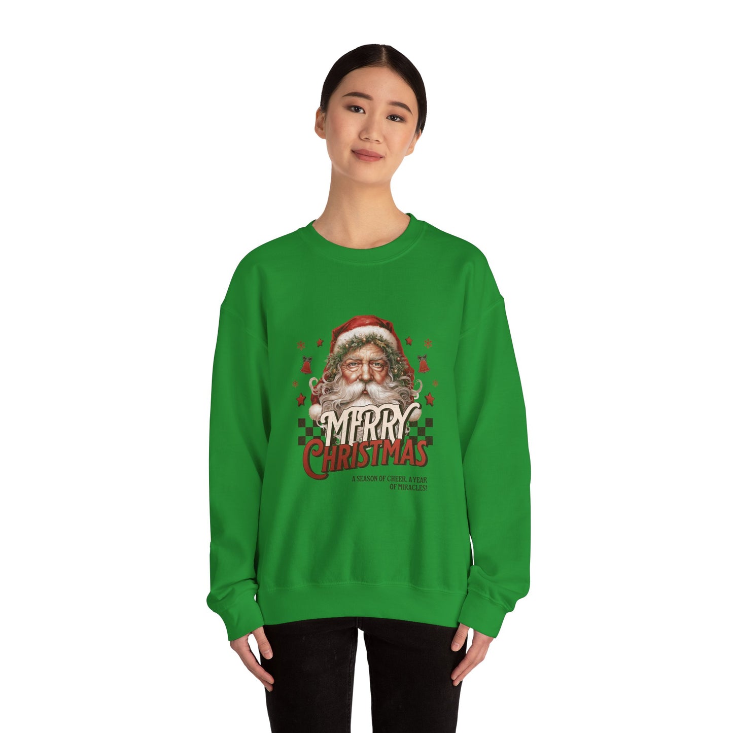 Merry Christmas: Cozy Unisex Crewneck Sweatshirt