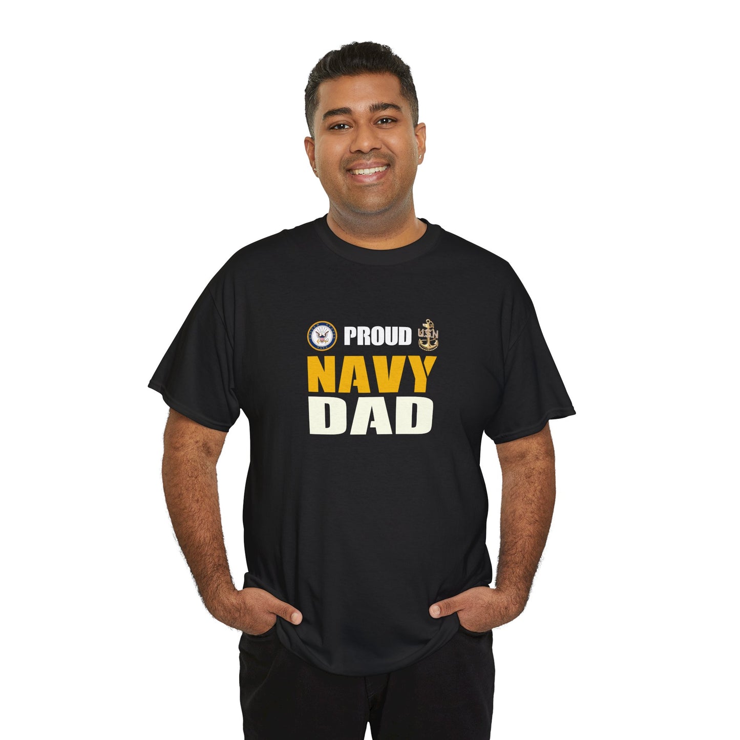 Proud Navy Dad Tee – Dripp’N Gear