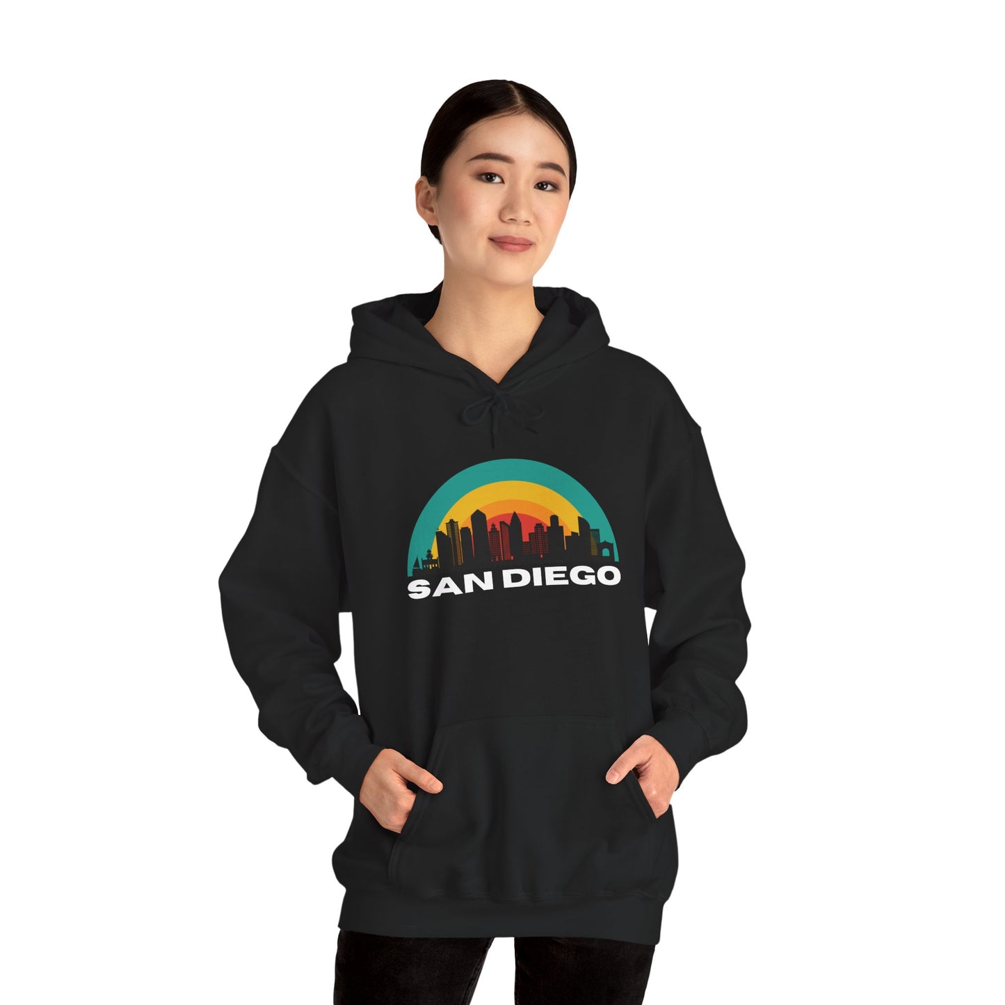 San Diego Retro Cityscape Hoodie – Dripp’N Gear