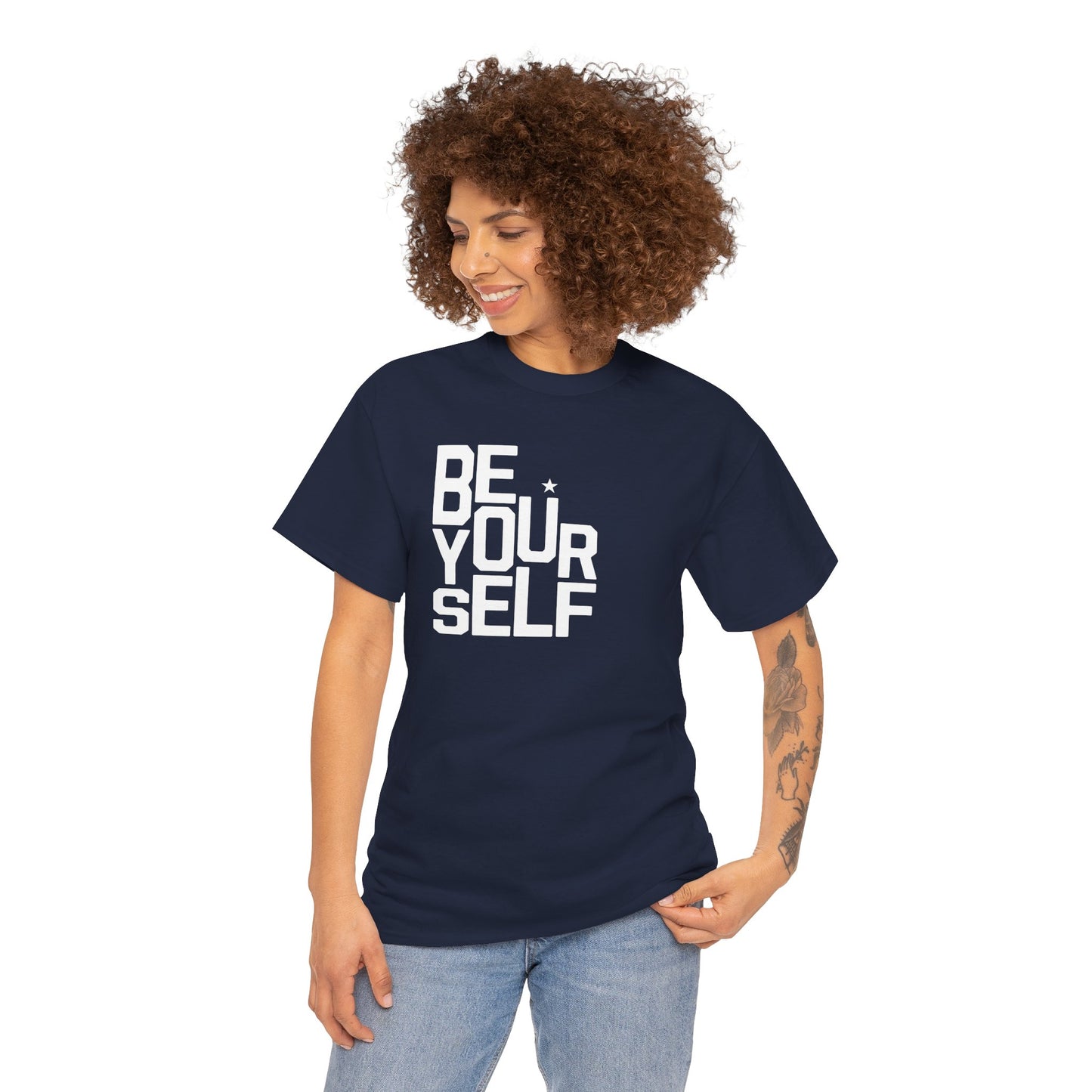 Be Yourself Unisex Heavy Cotton Premium Inspirational Tee