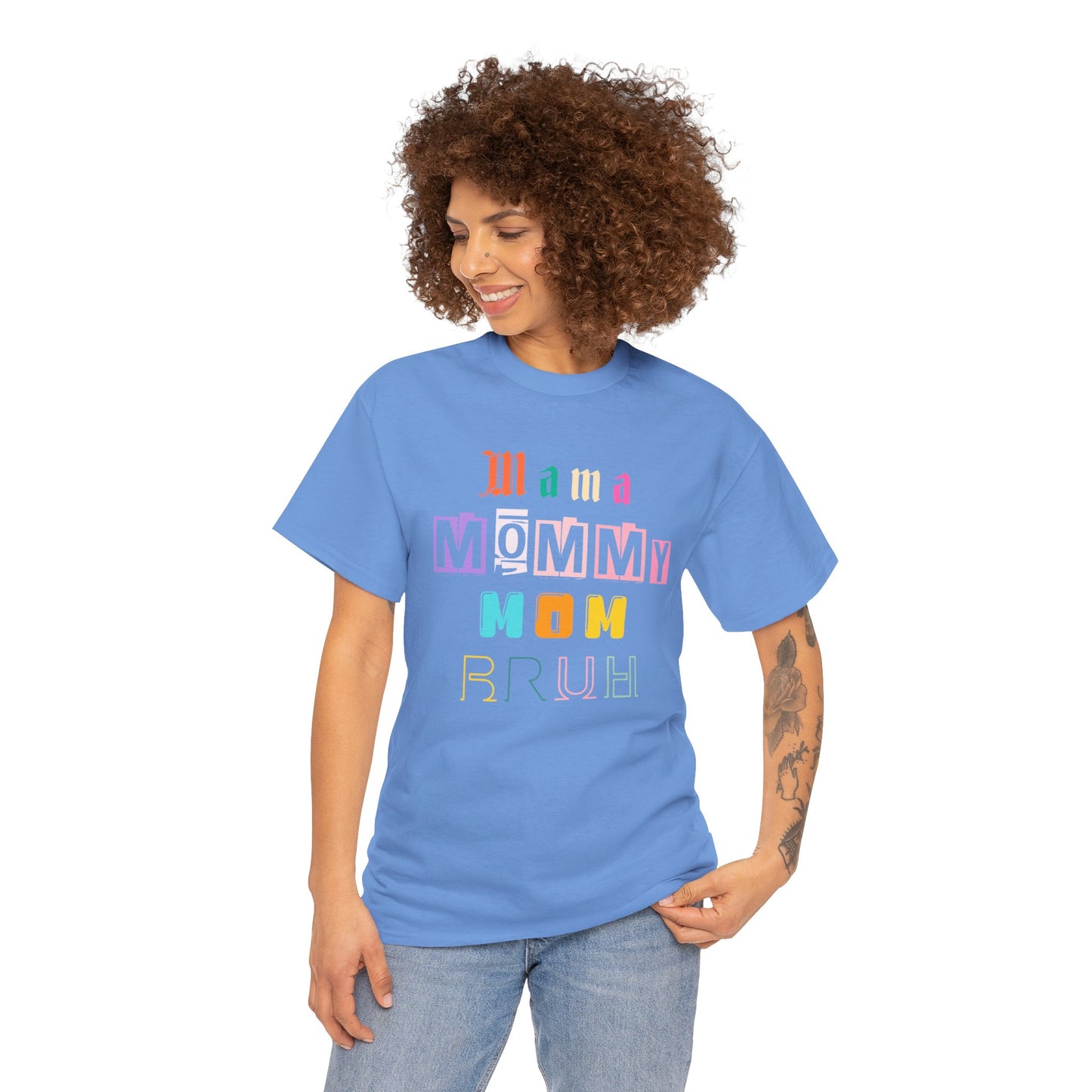 Mama Mommy Mom Bruh Unisex Heavy Cotton Tee