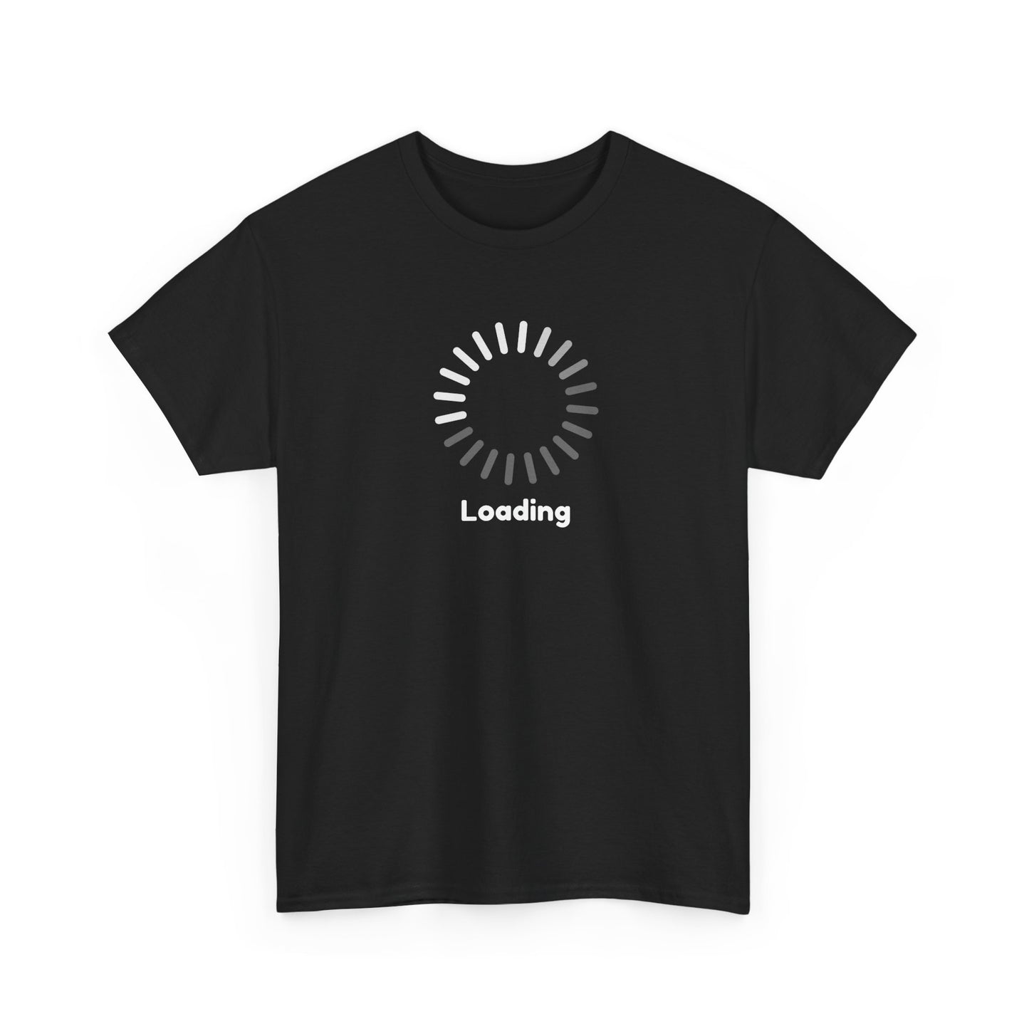 Minimalist Loading Icon Tech Humor Graphic Tee