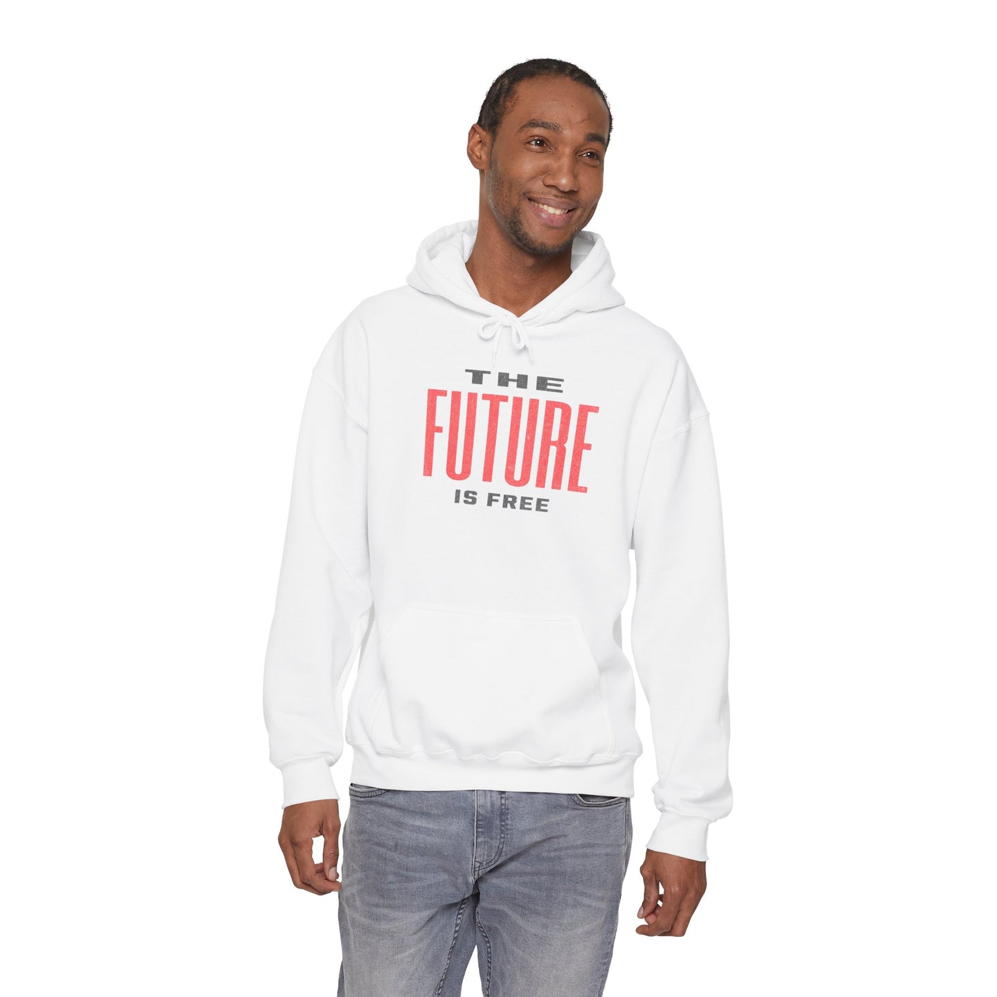 Future Bound: The Future Is Free Inspirational Premium Hoodie