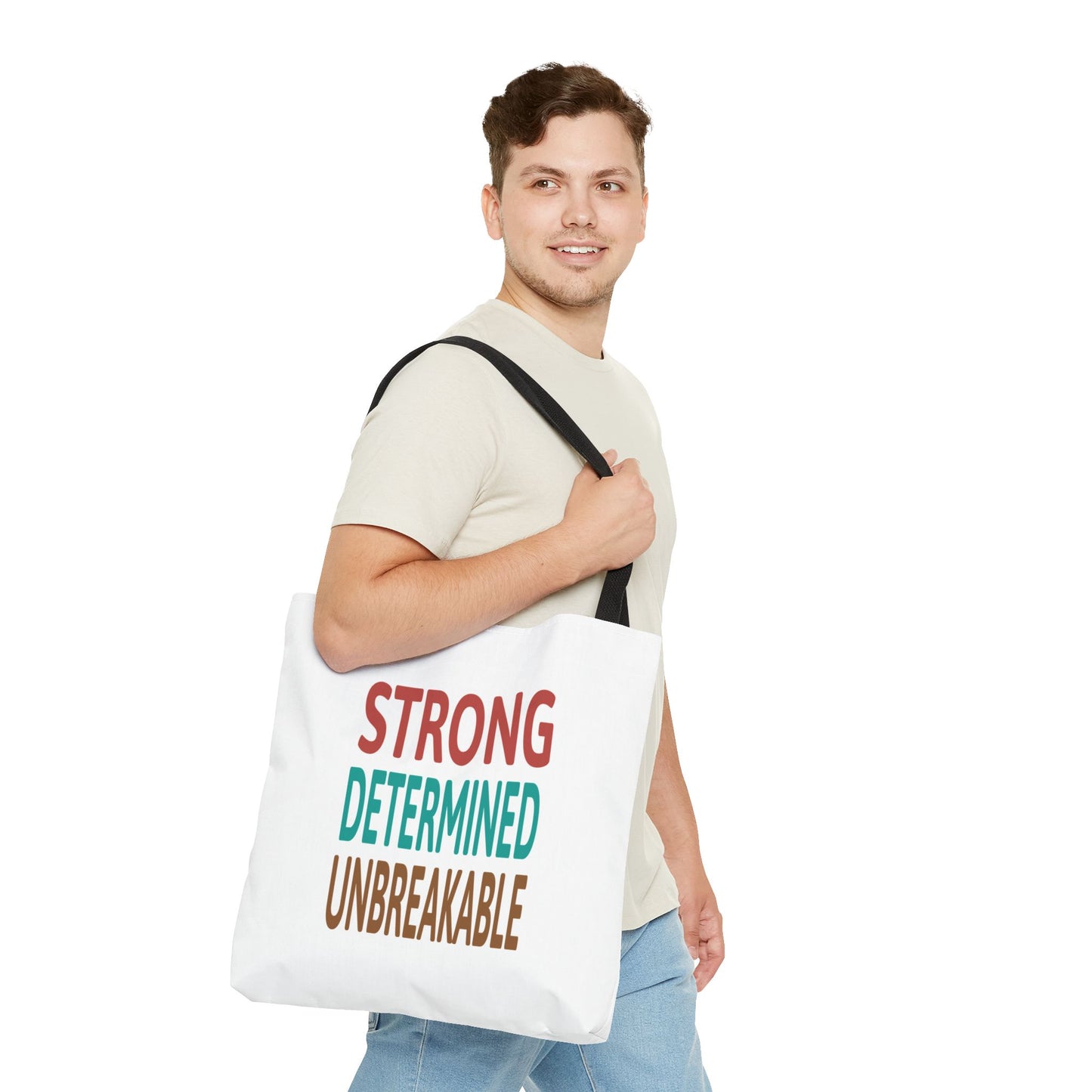 Strong Determined Unbreakable Tote Bag