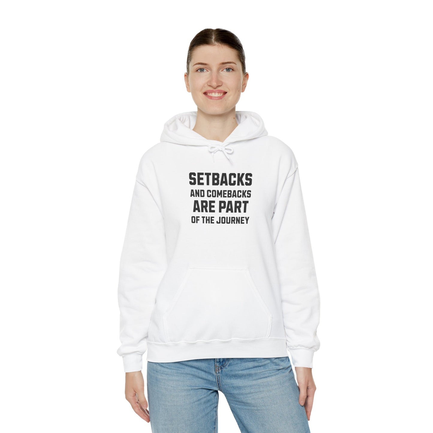 Never Give Up Motivational Hoodie