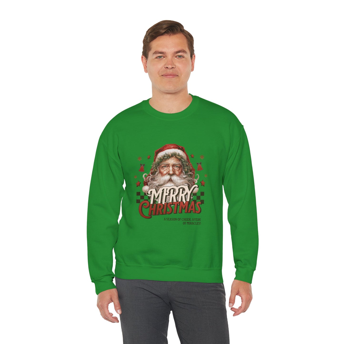 Merry Christmas: Cozy Unisex Crewneck Sweatshirt