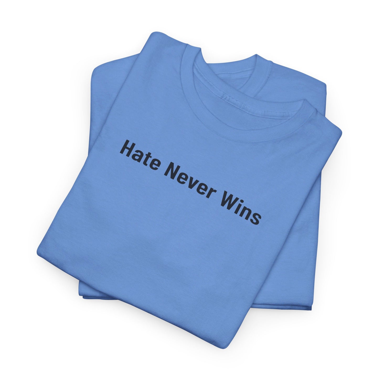 hate never wins Unisex Heavy Cotton Tee