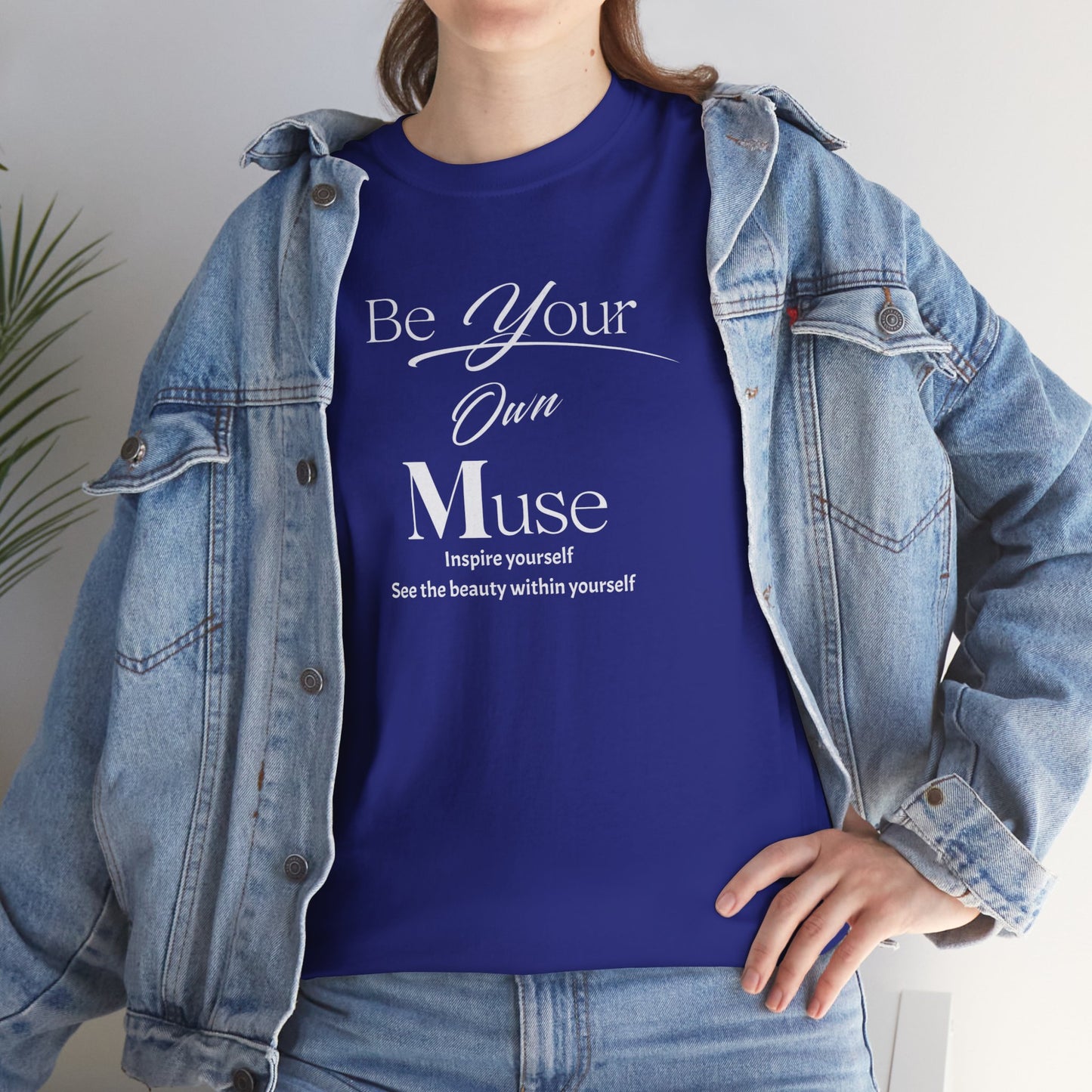 Be Your Own Muse Unisex Heavy Cotton Tee