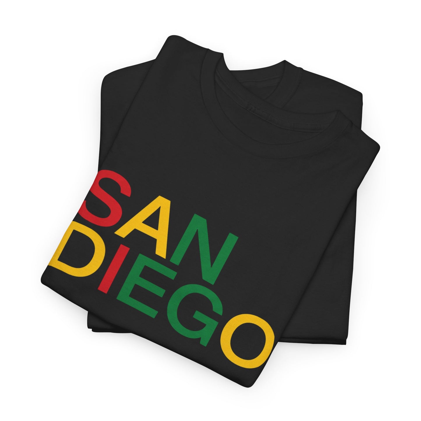Coastal Soul: San Diego Rasta Colors Retro City Tee