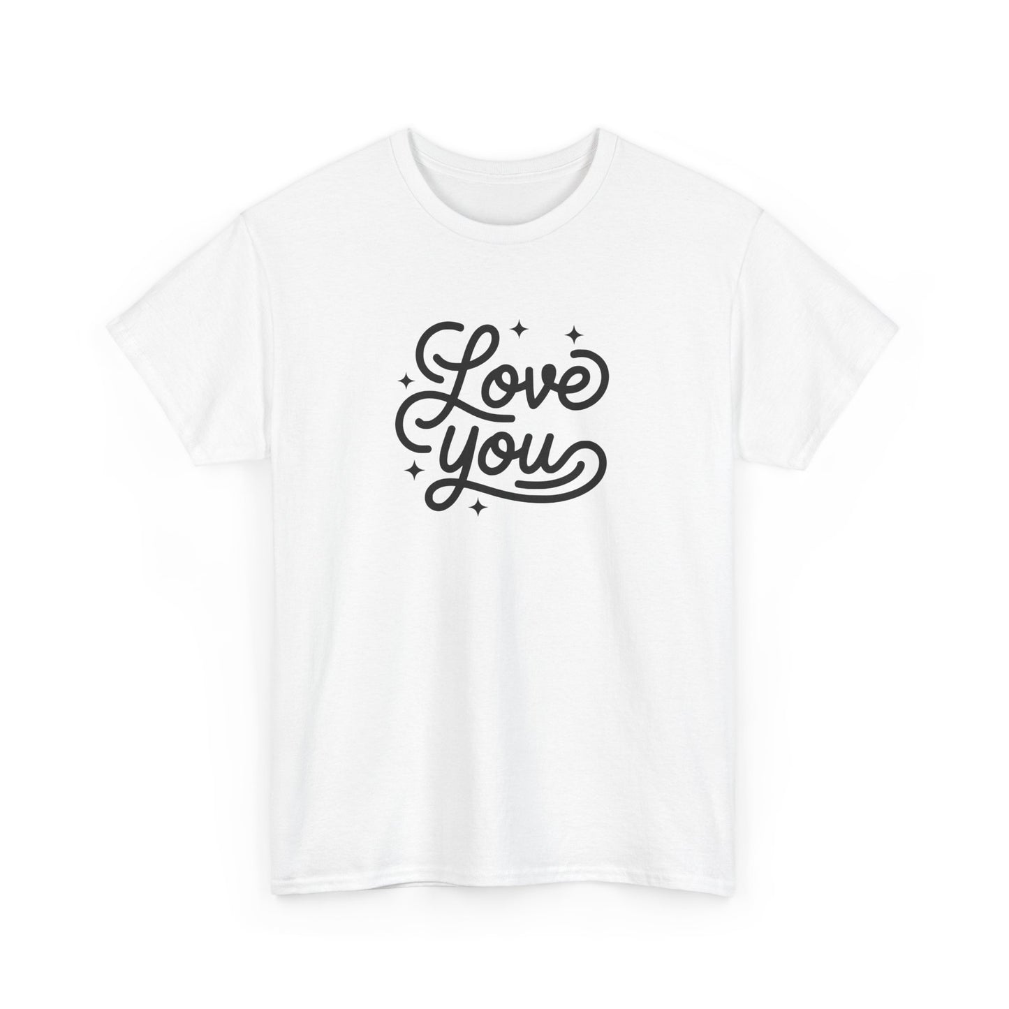 Love You Tee – Bold, Soft, Everyday Romance