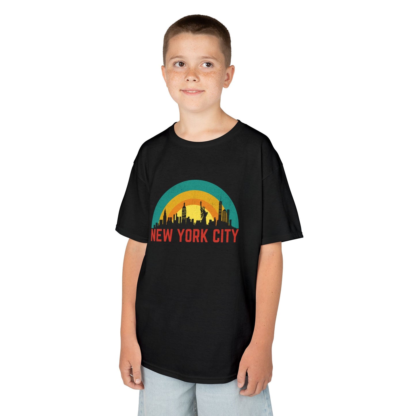 Kids Retro NYC Skyline Tee