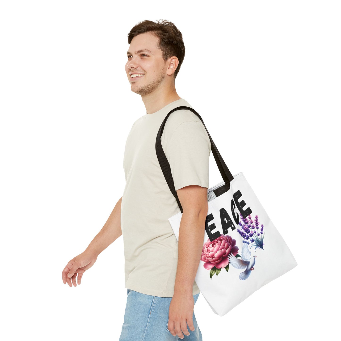 Peaceful Strive Tote Bag