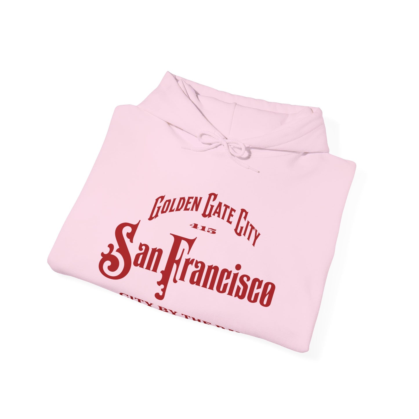 San Francisco City by the Bay Vintage Script Hoodie