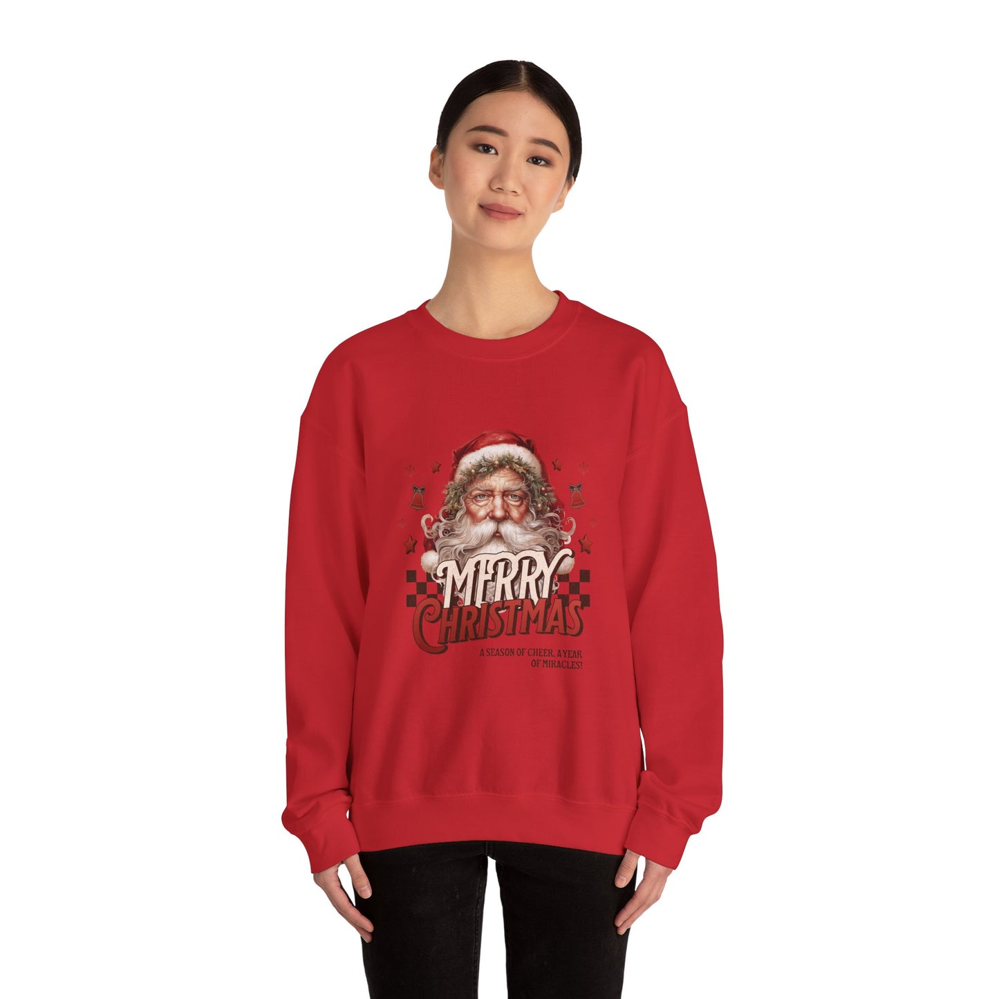 Merry Christmas: Cozy Unisex Crewneck Sweatshirt