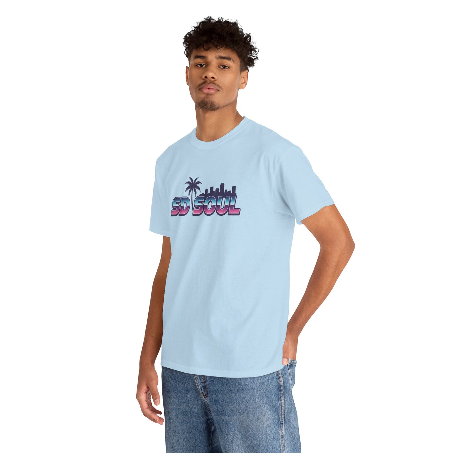 San Diego Soul: Retro Palm Premium Beach Vibe Tee