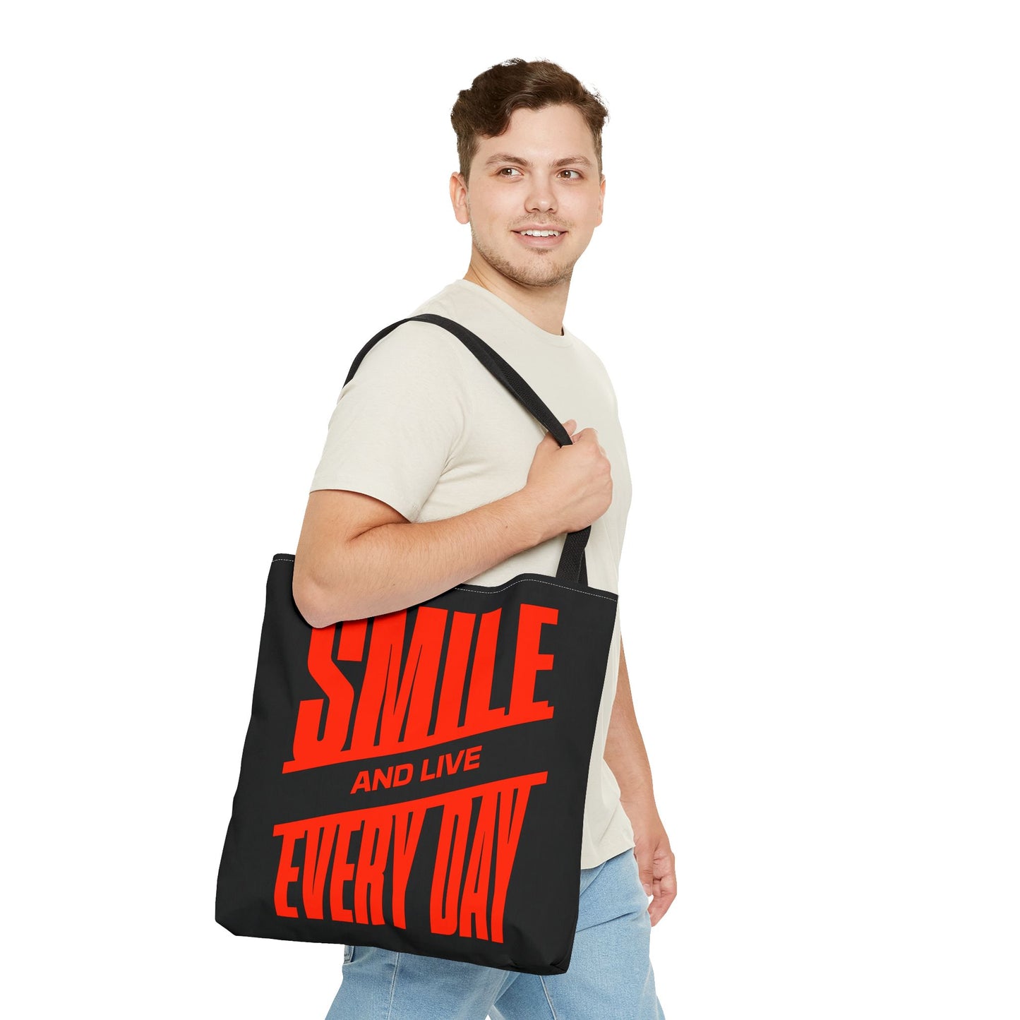 Smile and live every day Tote Bag