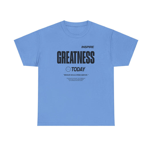 Inspire Greatness lighter color shirts Unisex Heavy Cotton Tee