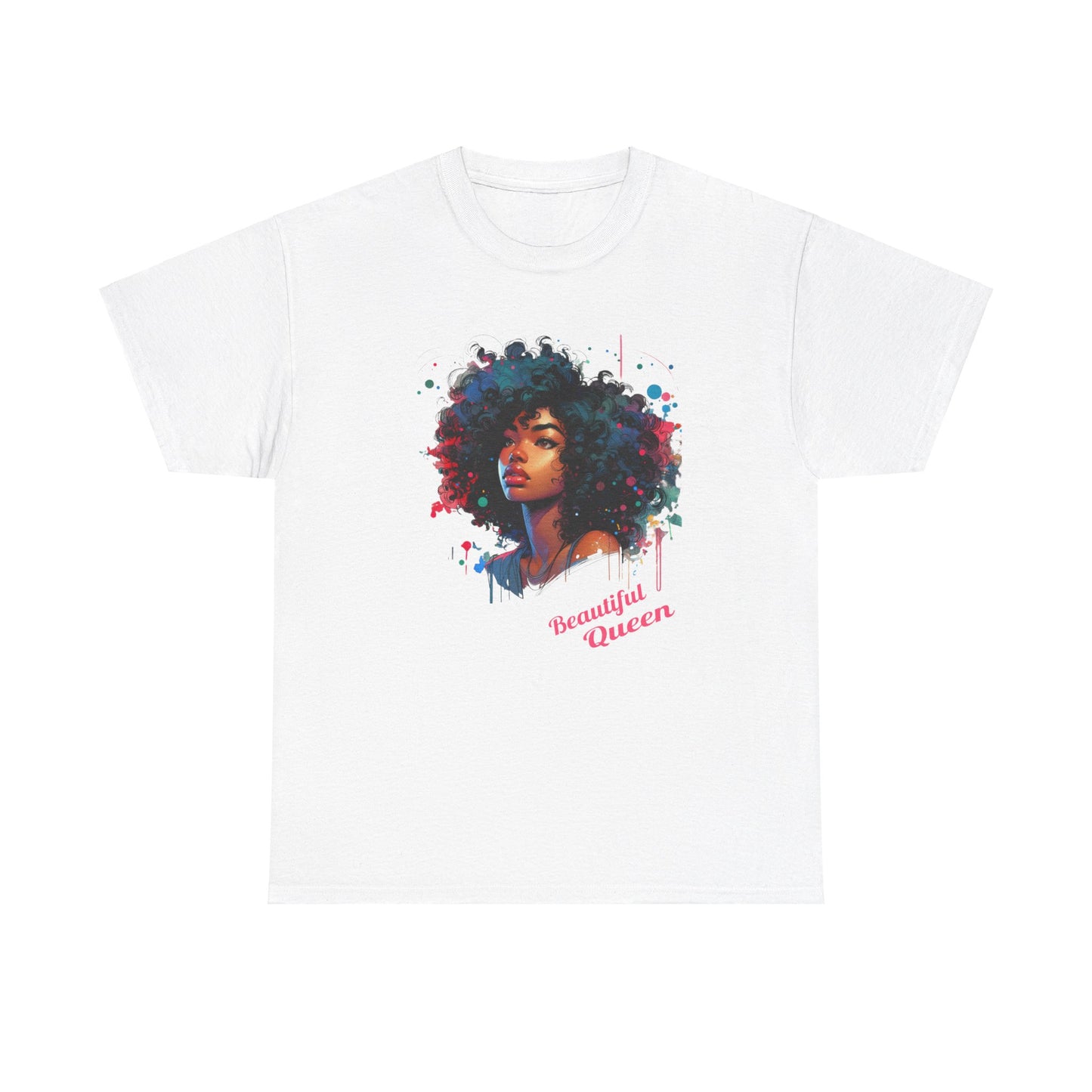 Beautiful Queen Cotton Tee express shipping available