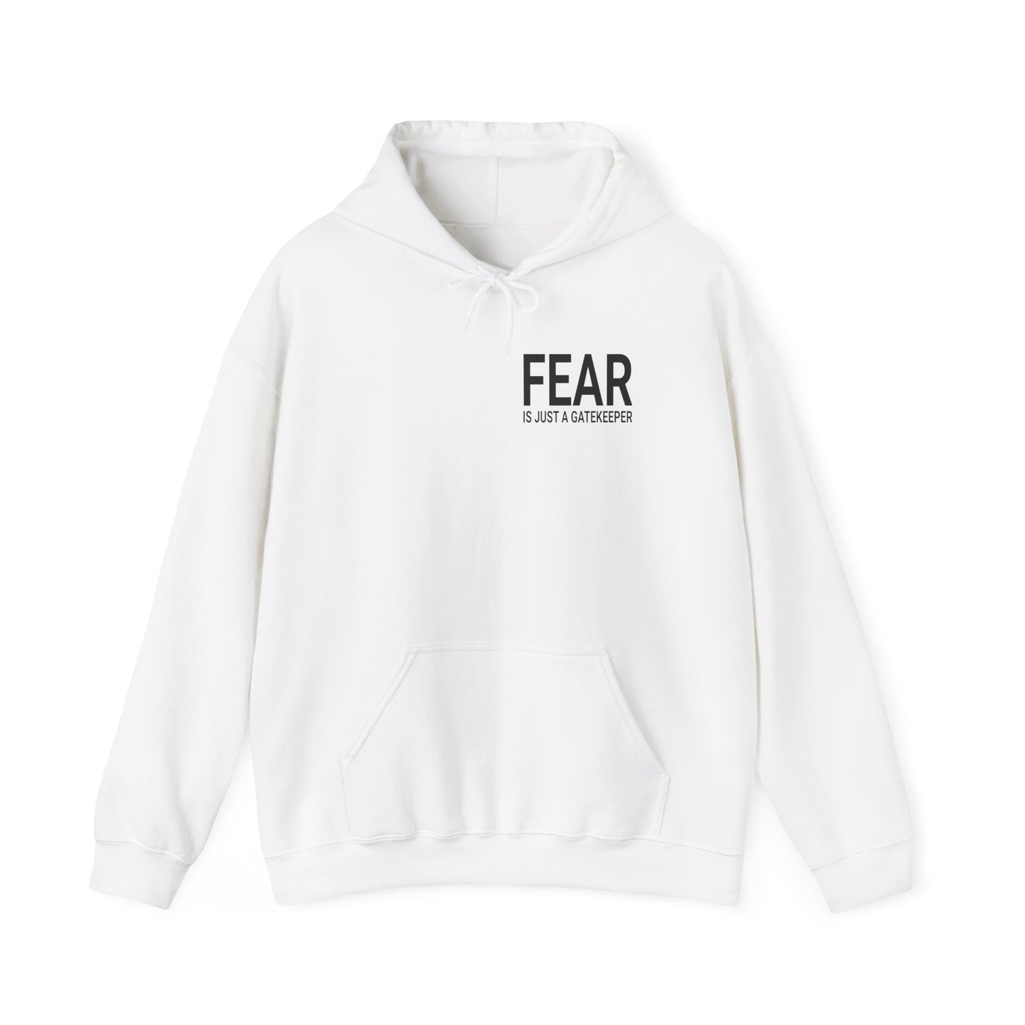Fear Is Just a Gatekeeper Motivational Premium Hoodie