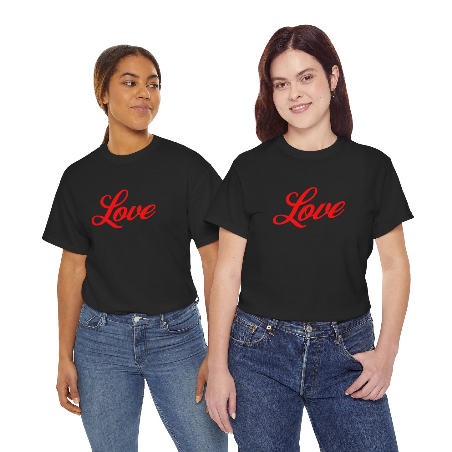 Minimal Love Graphic Tee — Simple Heart Design for Everyday Wear