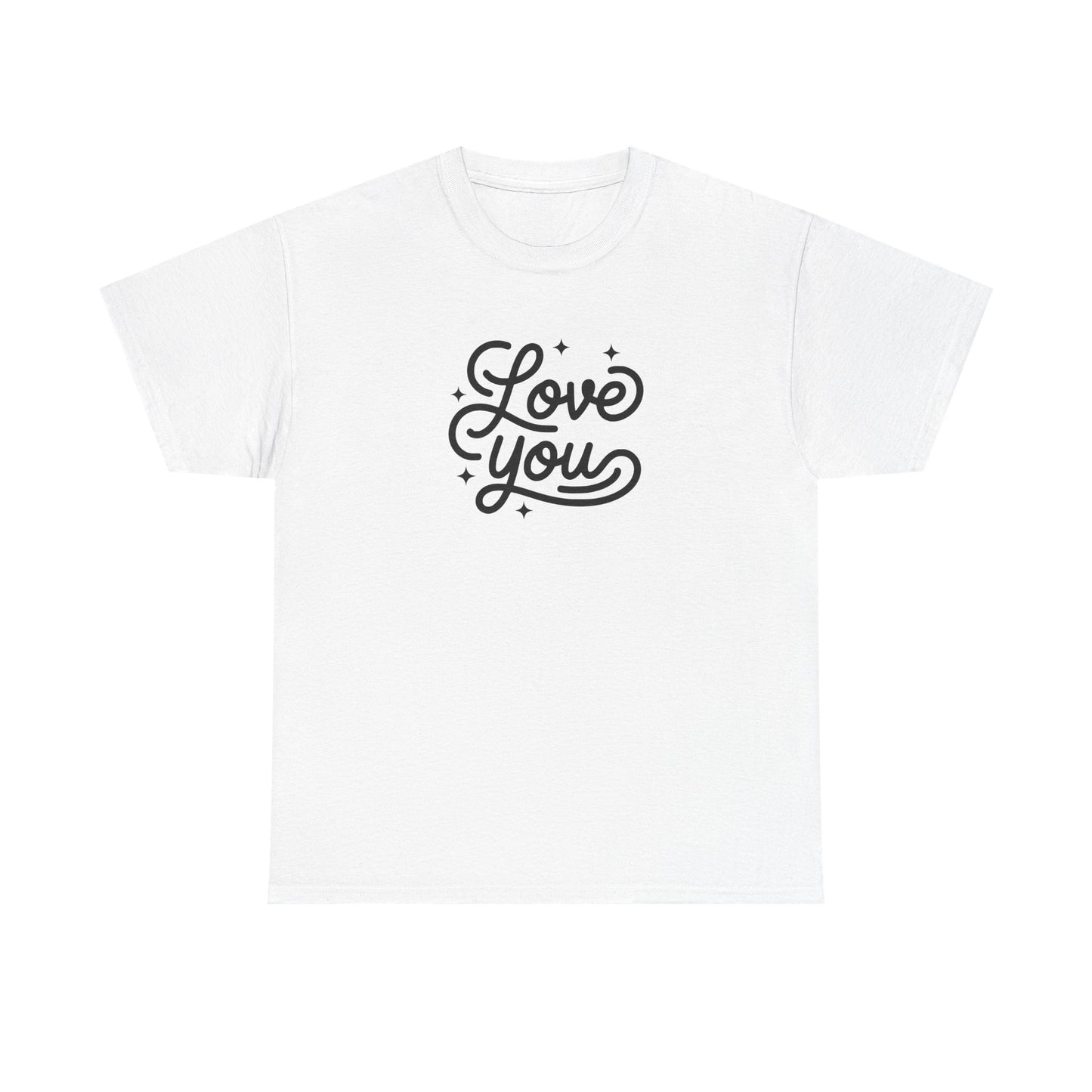 Love You Tee – Bold, Soft, Everyday Romance