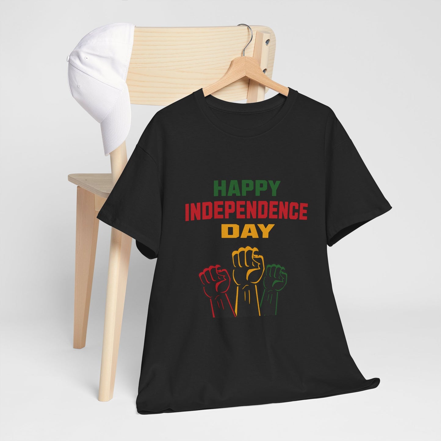 Pan-African Pride: Happy Independence Day Heritage Tee
