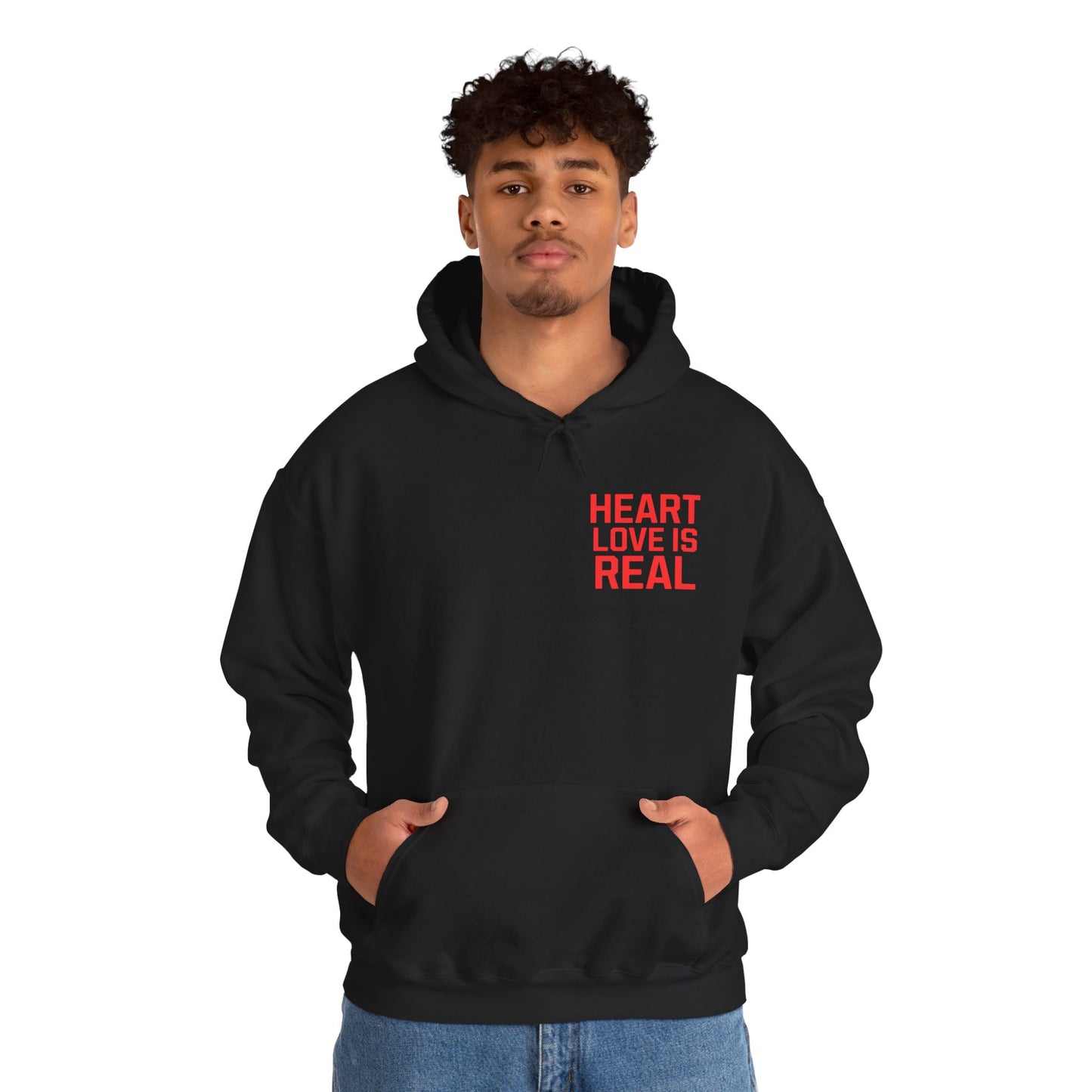 Heart Love Is Real Hoodie