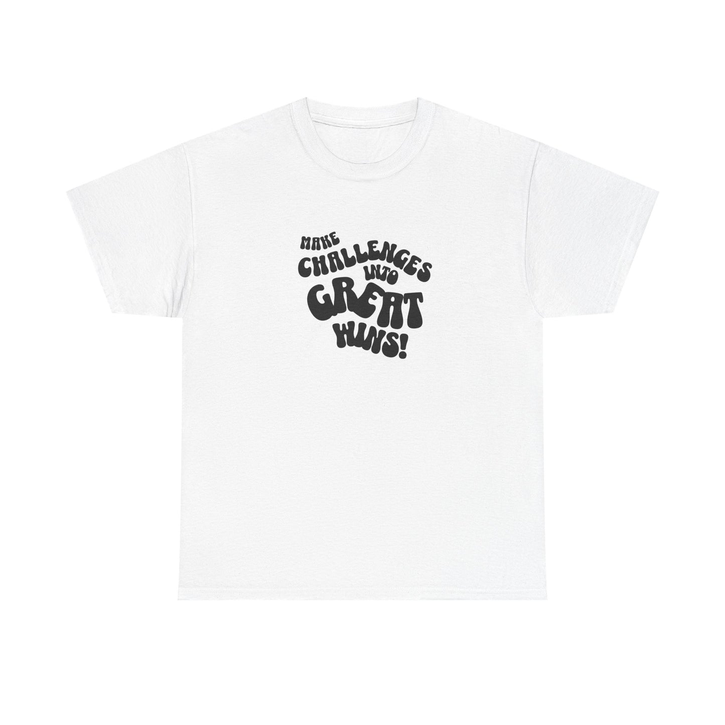 Challenge Accepted: Motivational Unisex Cotton Tee