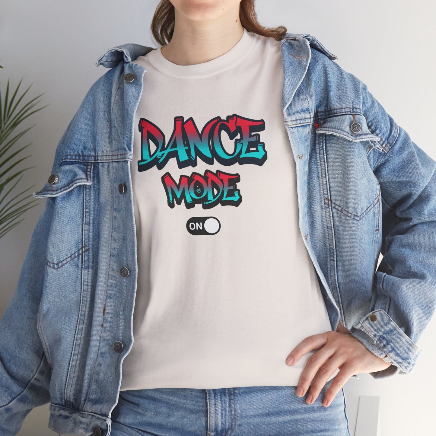 Dance Mode On Unisex Heavy Cotton Tee