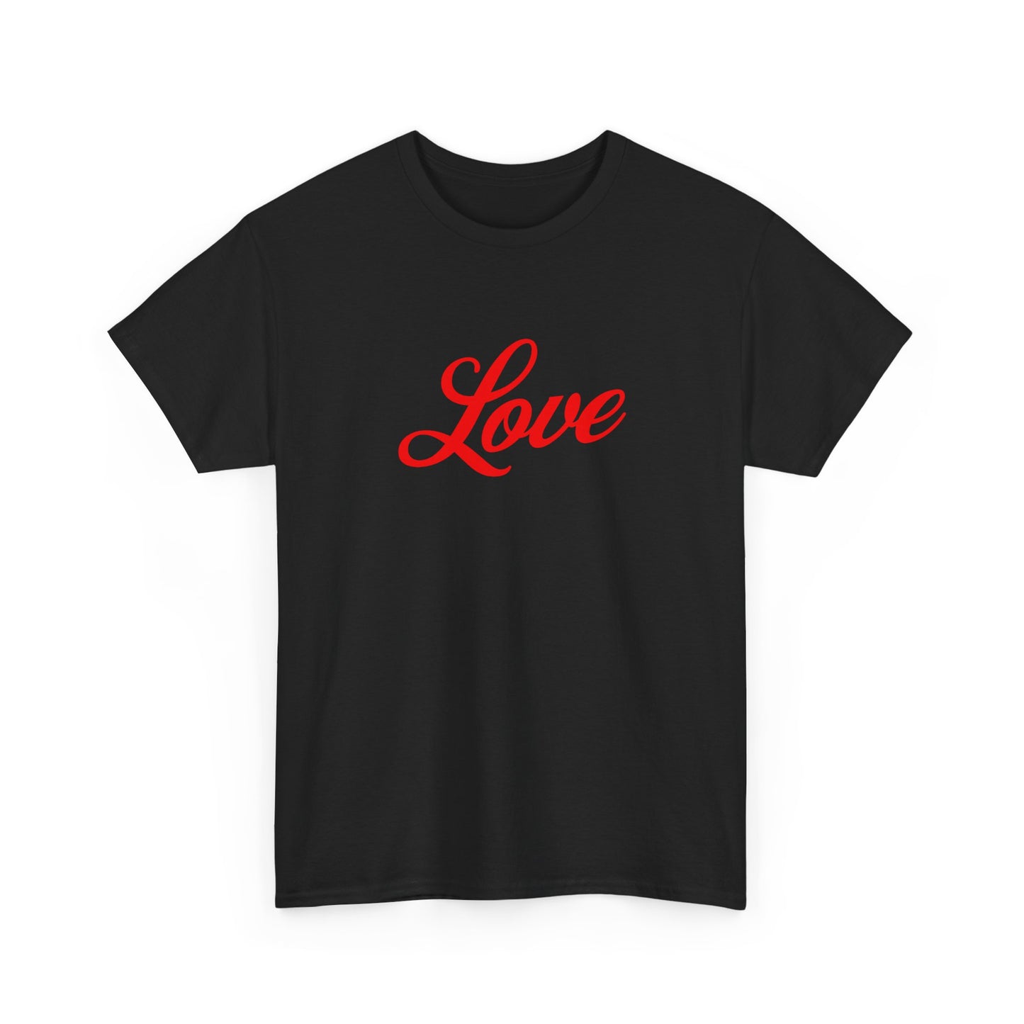 Minimal Love Graphic Tee — Simple Heart Design for Everyday Wear