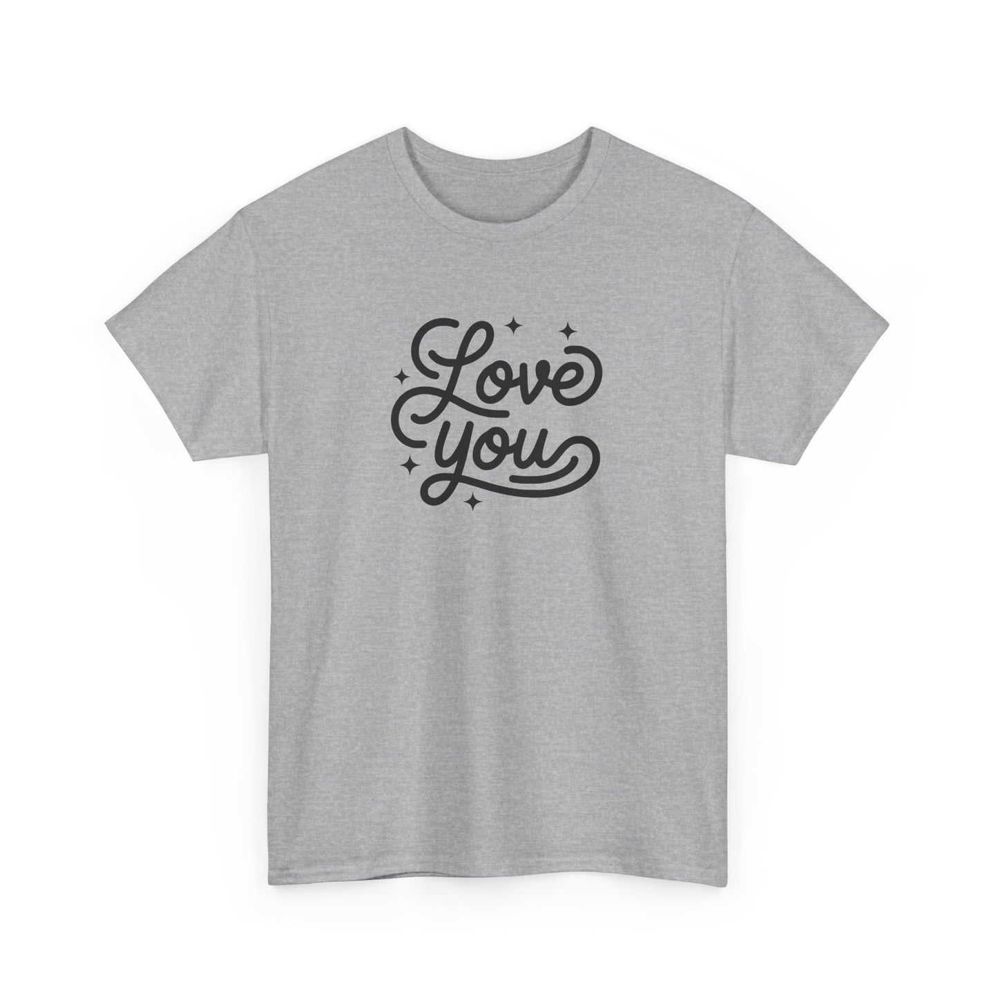 Love You Tee – Bold, Soft, Everyday Romance