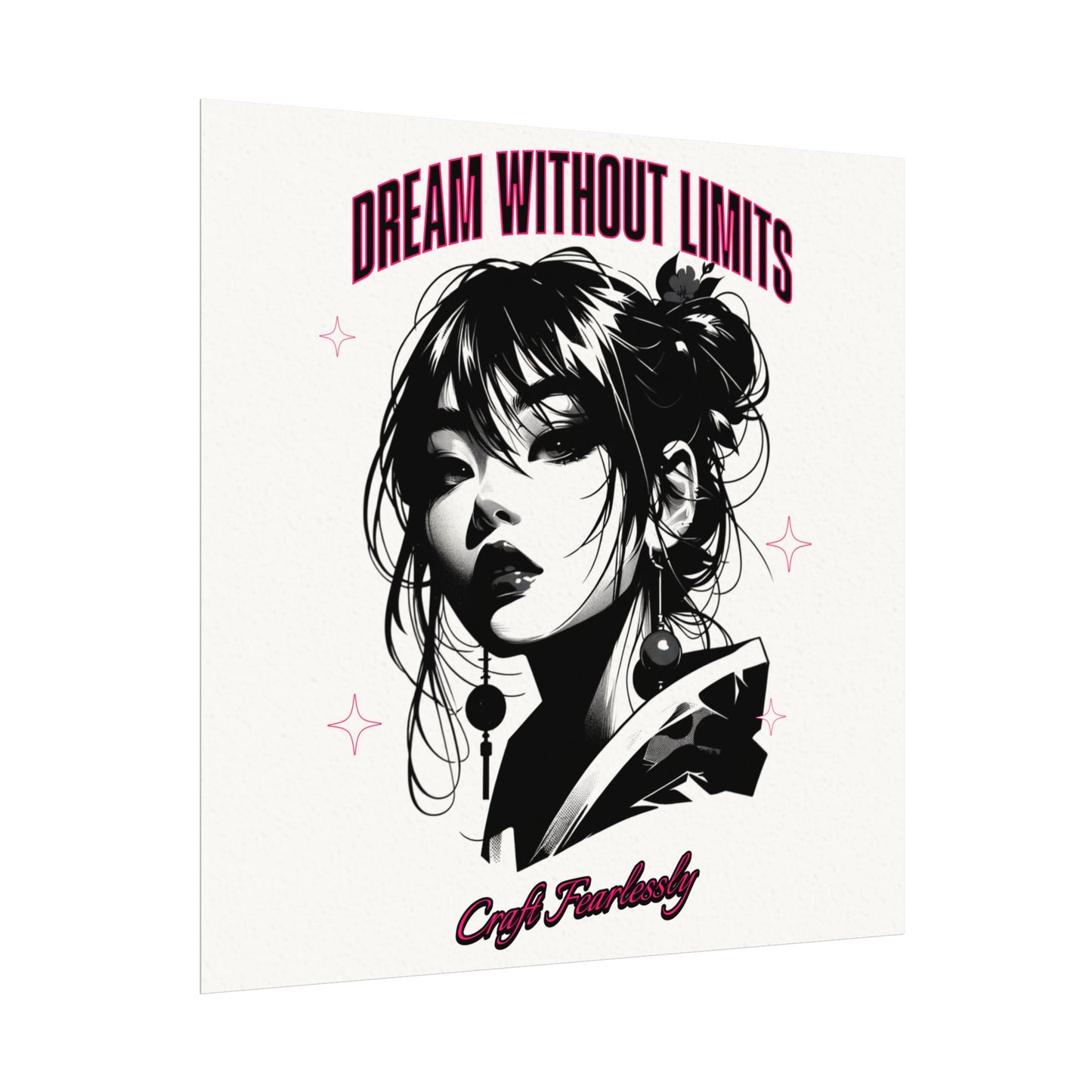 Dream without limits Textured Watercolor Matte Posters