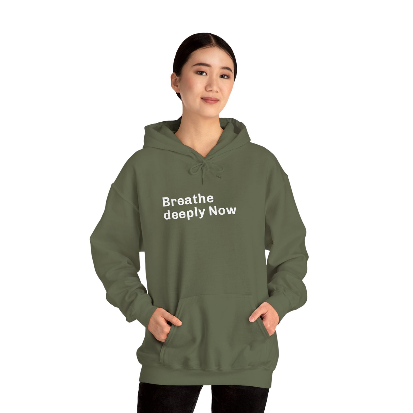 Breathe Deeply Now Unisex Mindfulness Hoodie