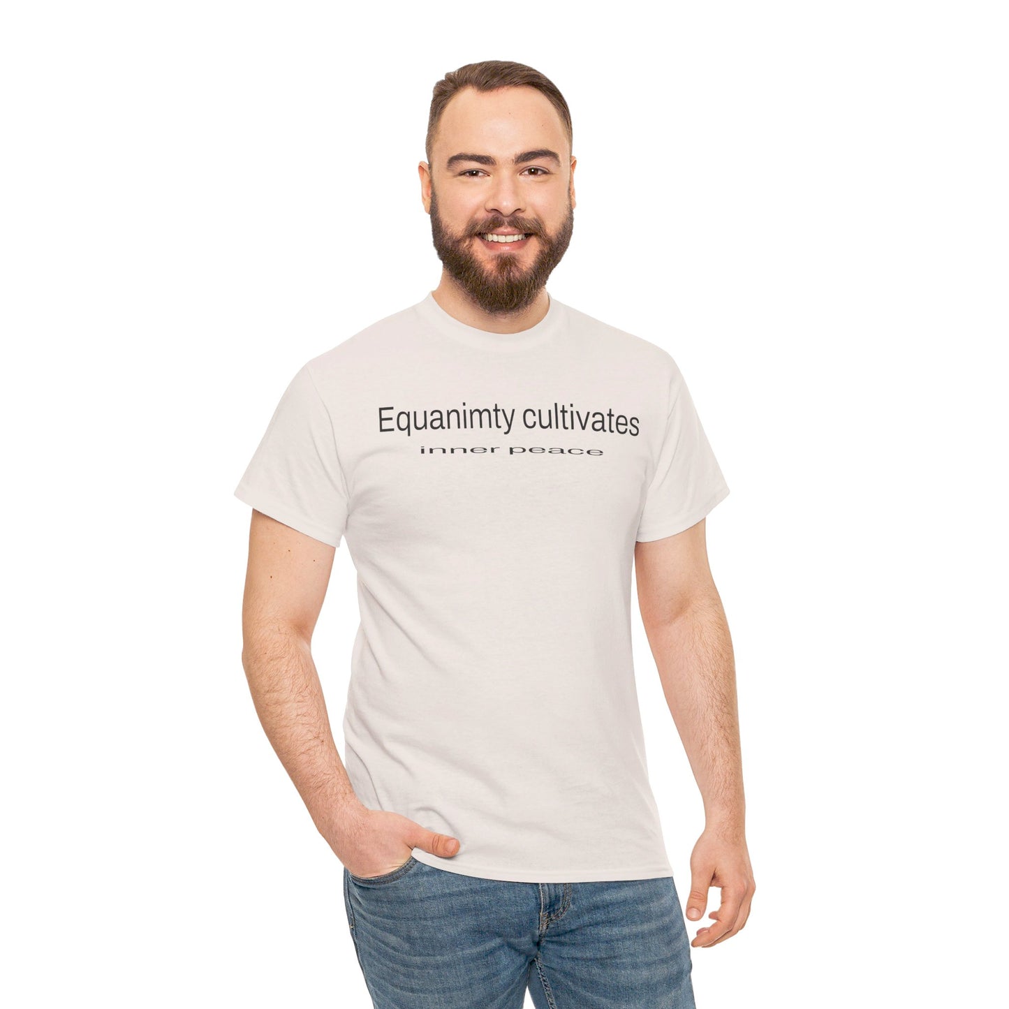 Equanimity  Heavy Cotton Tee express shipping available