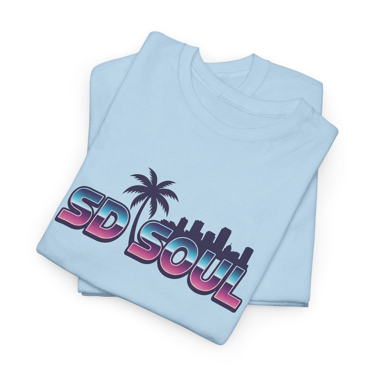 San Diego Soul: Retro Palm Premium Beach Vibe Tee
