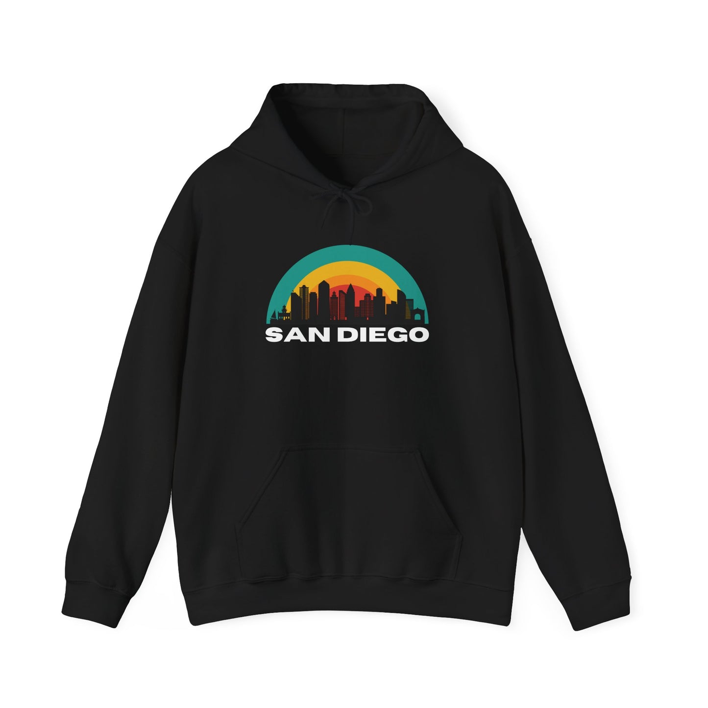 San Diego Retro Cityscape Hoodie – Dripp’N Gear